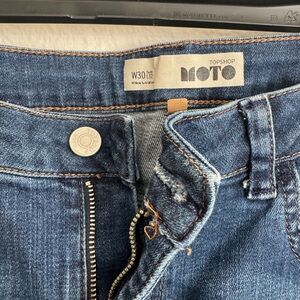 Topshop Moto Indigo Denim Pants